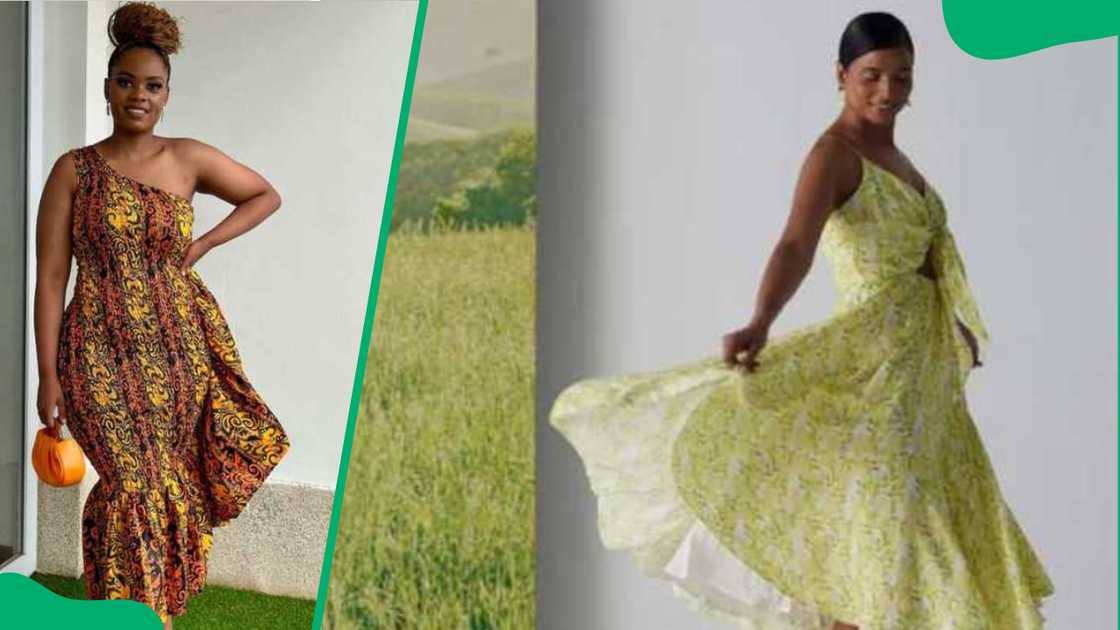 Women wearing vintage gowns Women wearing vintage gowns