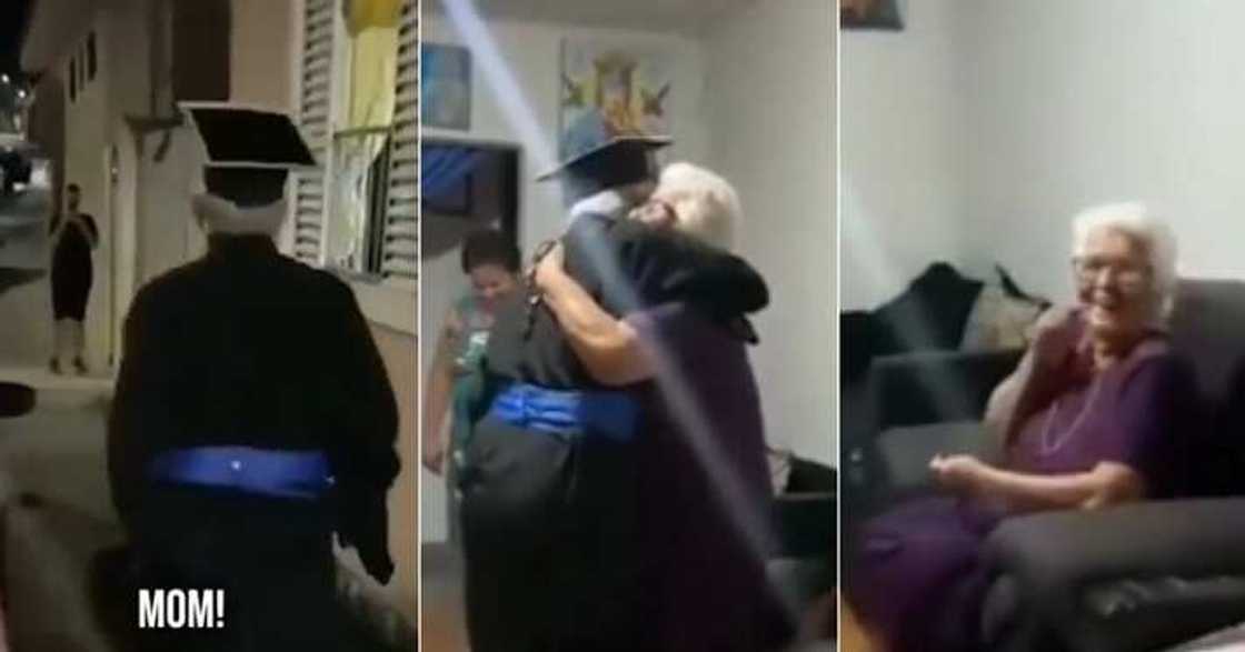 78-year-old man graduates 78-year-old man graduates