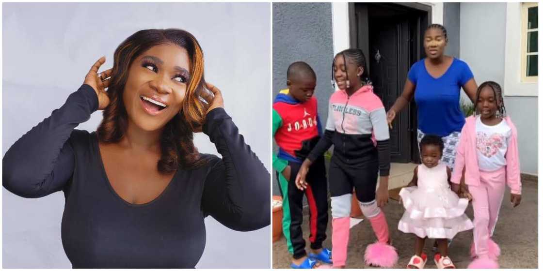 Mercy Johnson hilariously 'trolls' her kids in Children's Day post Mercy Johnson hilariously 'trolls' her kids in Children's Day post