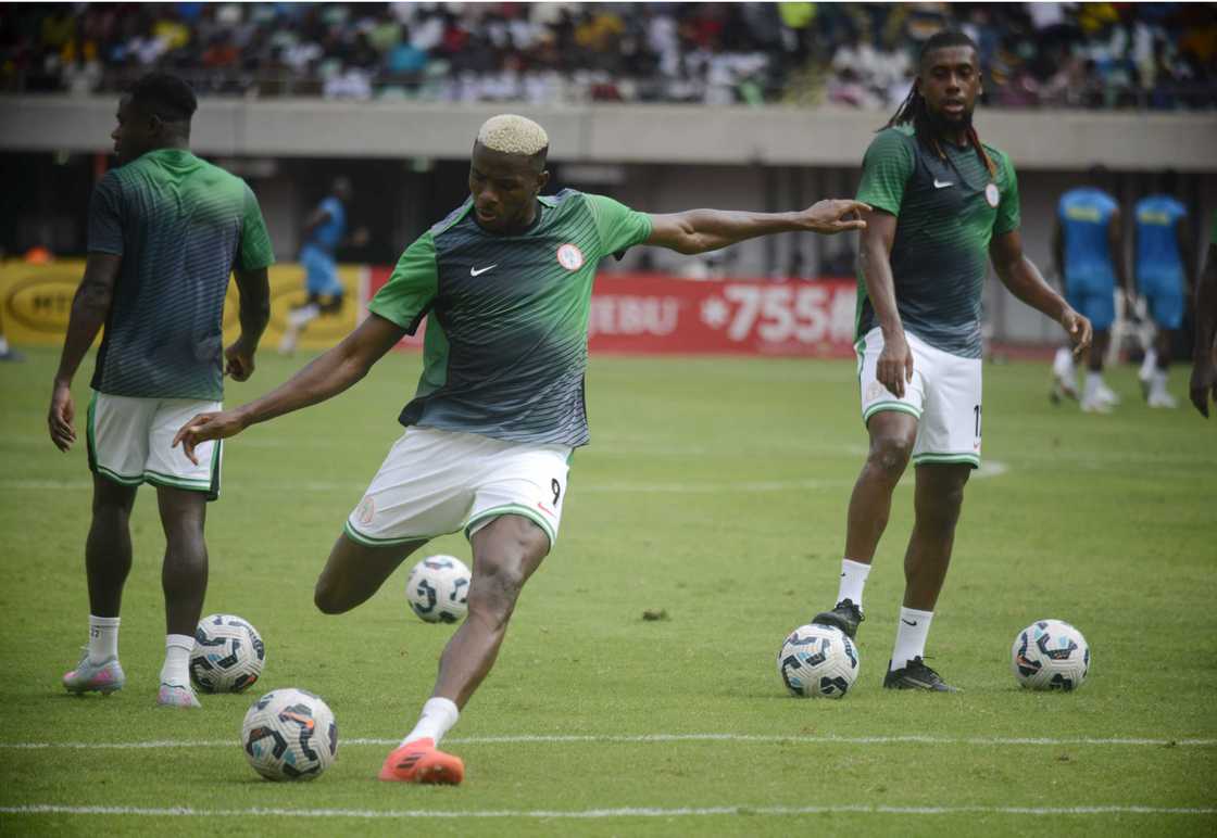 Victor Osimhen, Moses Simon, Alex Iwobi, Super Eagles, Nigeria, AFCON 2025