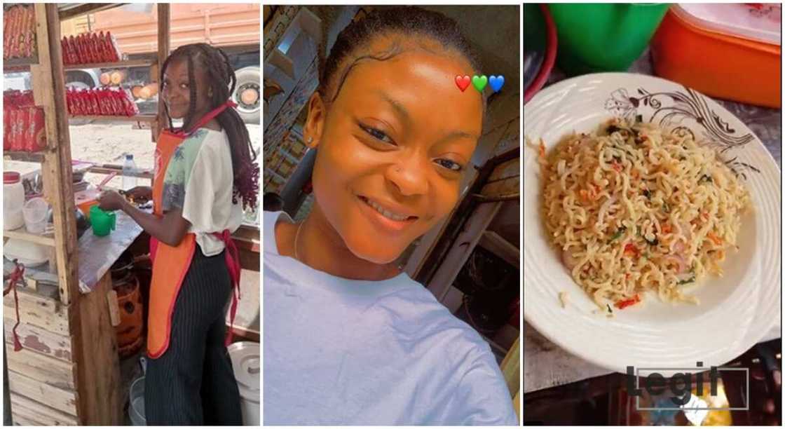 Queen Mowung, Lagos based noodles seller. Queen Mowung, Lagos based noodles seller.