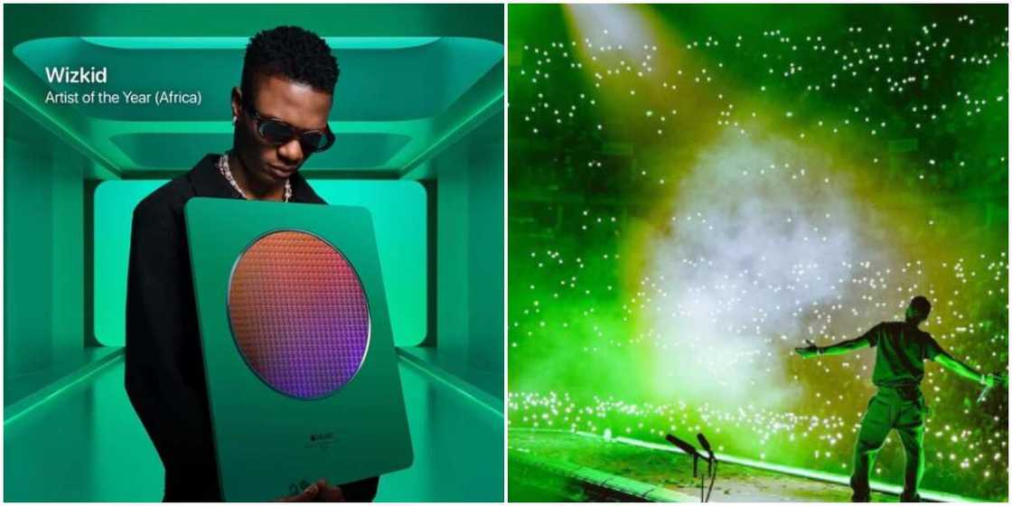 Wizkid bags Apple Music award Wizkid bags Apple Music award