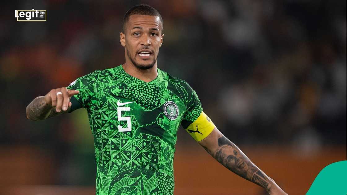 William Troost-Ekong, 2023 Africa Cup of Nations, AFCON, Nigeria, Cameroon, Abidjan, Ivory Coast. William Troost-Ekong, 2023 Africa Cup of Nations, AFCON, Nigeria, Cameroon, Abidjan, Ivory Coast.