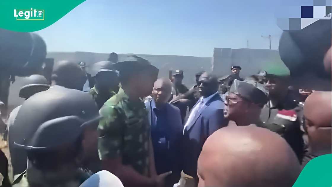 Nigerians react as soldier’s sister posts about viral Wike video