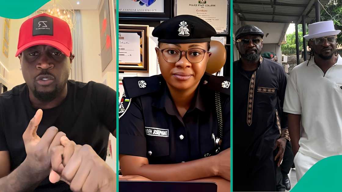 FCT Police spokesperson shares throwback photo with Peter Okoye FCT Police spokesperson shares throwback photo with Peter Okoye