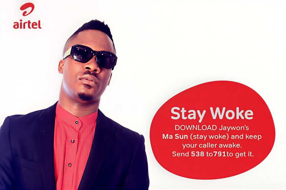 An Airtel caller ringback tunes advertisement