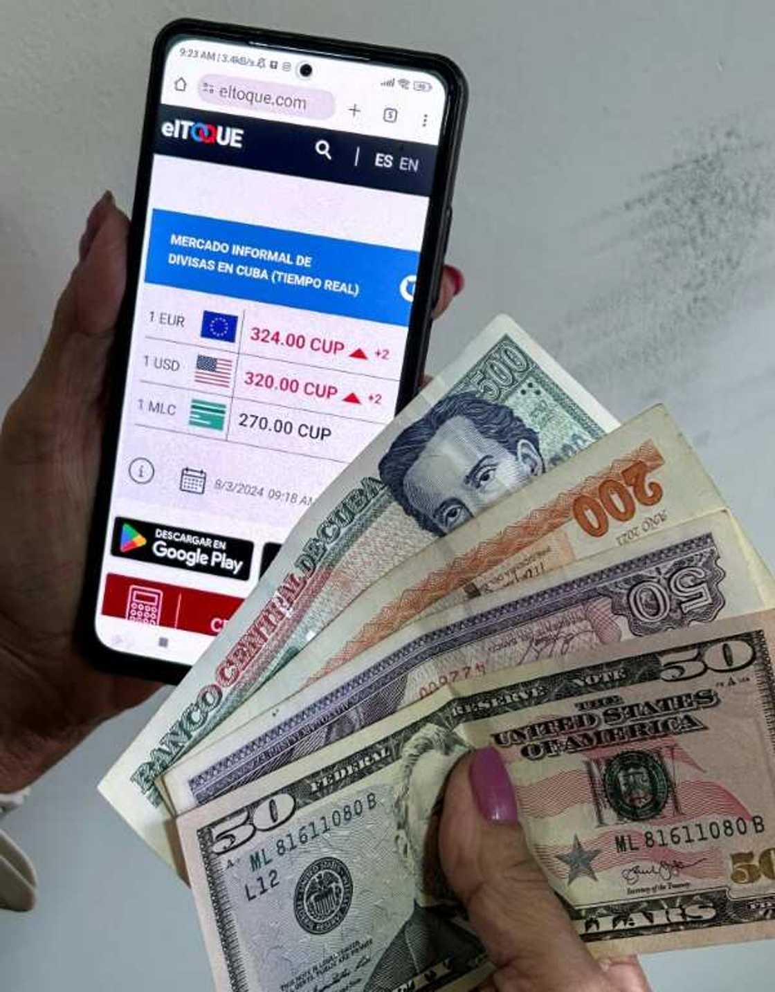 When going to restaurants, buying groceries, or paying for services on the island, one can pay with the Cuban peso, the dollar, the euro, or the MLC, a virtual currency launched in 2019 by the government When going to restaurants, buying groceries, or paying for services on the island, one can pay with the Cuban peso, the dollar, the euro, or the MLC, a virtual currency launched in 2019 by the government