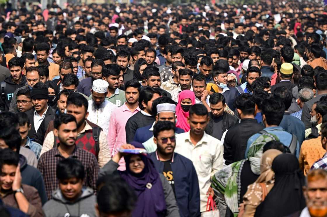 Job applicants leave an exam center after a written test in Dhaka. Some who helped overthrow the government say finding a job is harder than manning the barricades Job applicants leave an exam center after a written test in Dhaka. Some who helped overthrow the government say finding a job is harder than manning the barricades