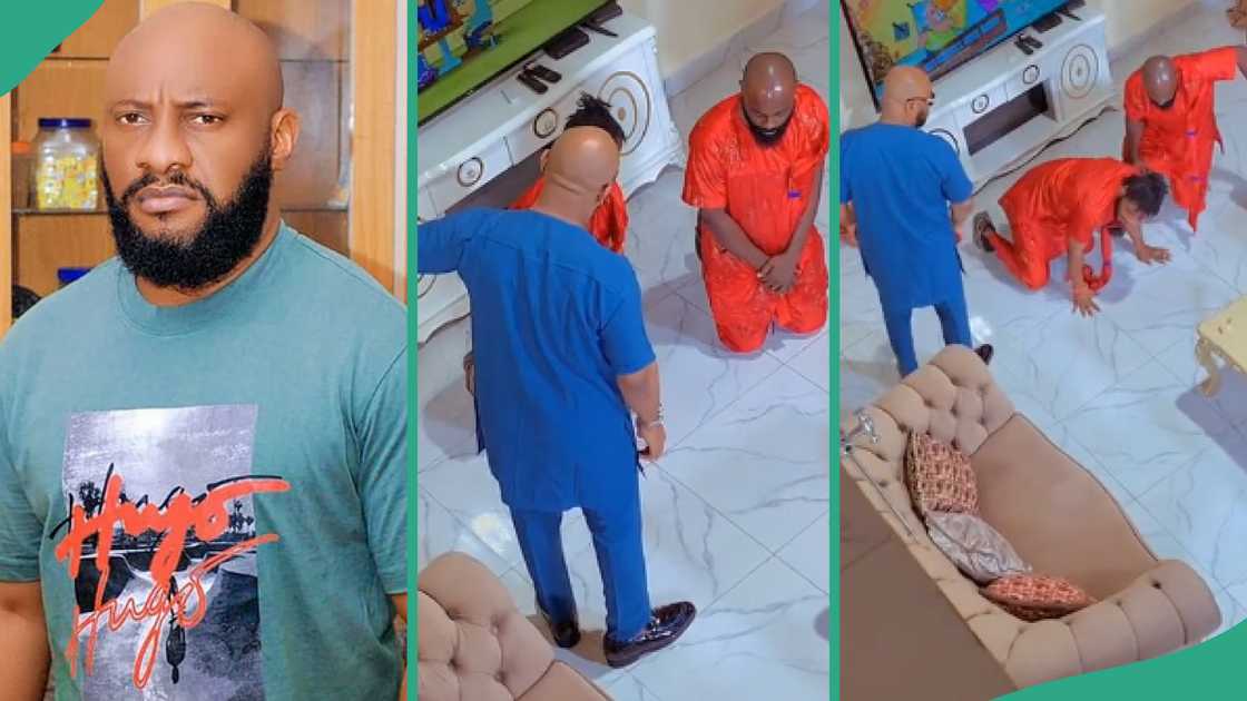 Reactions as man shows Yul Edochie shooting movie in his house, goes viral Reactions as man shows Yul Edochie shooting movie in his house, goes viral