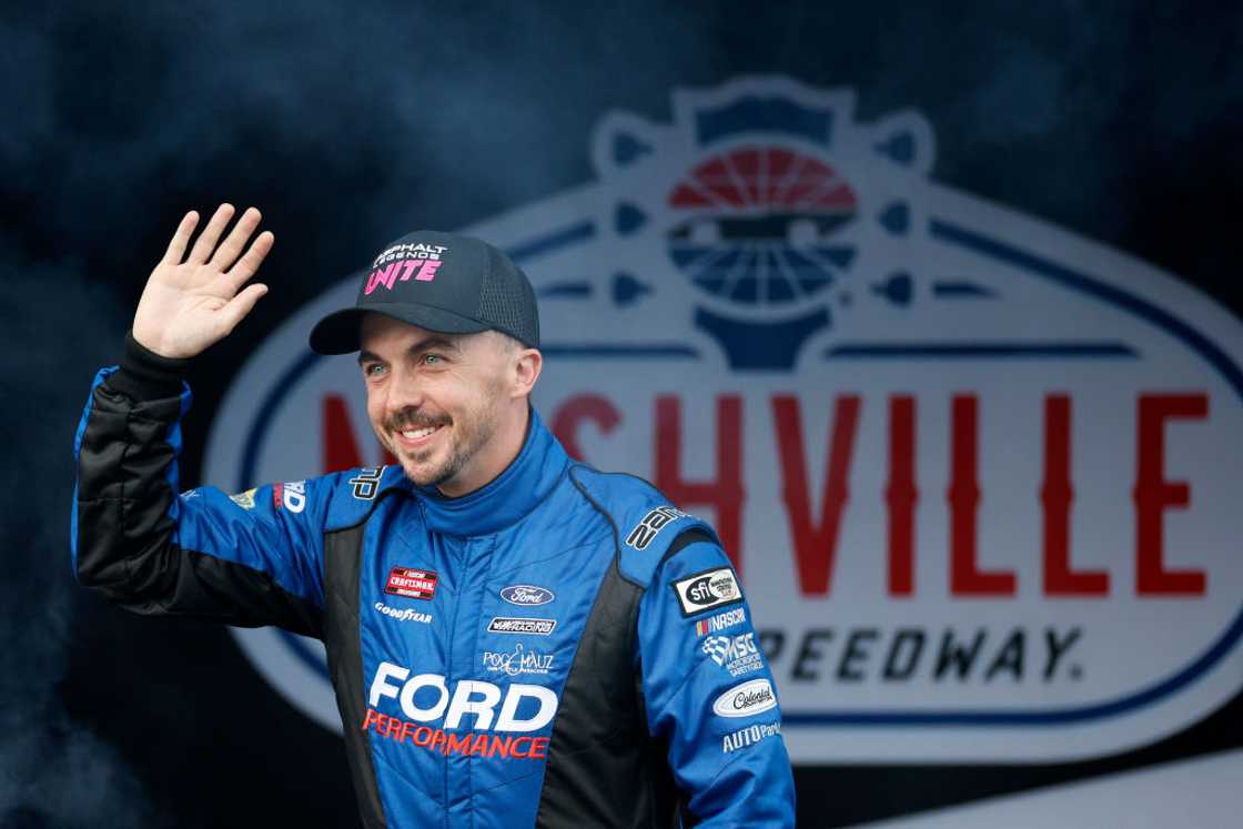 Frankie Muniz at Nashville Superspeedway in Lebanon, Tennessee