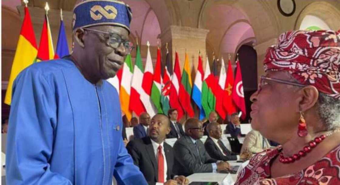 Tinubu ya gana da Okonjo-Iweala