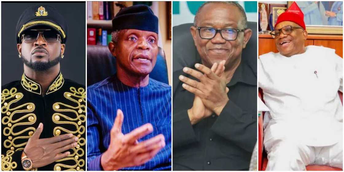 Paul Okoye, Yemi Osibanjo, Peter Obi, Orji Uzor Kalu Paul Okoye, Yemi Osibanjo, Peter Obi, Orji Uzor Kalu