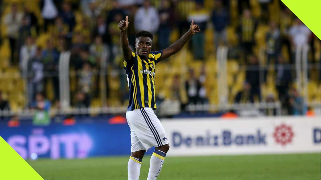 Emmanuel Emenike, Fenerbahce, Trabzonspor, Istanbul, Turkey.