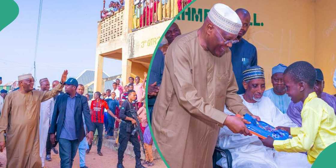 Atiku Abubakar, Central Primary School in Jada, Adamawa State