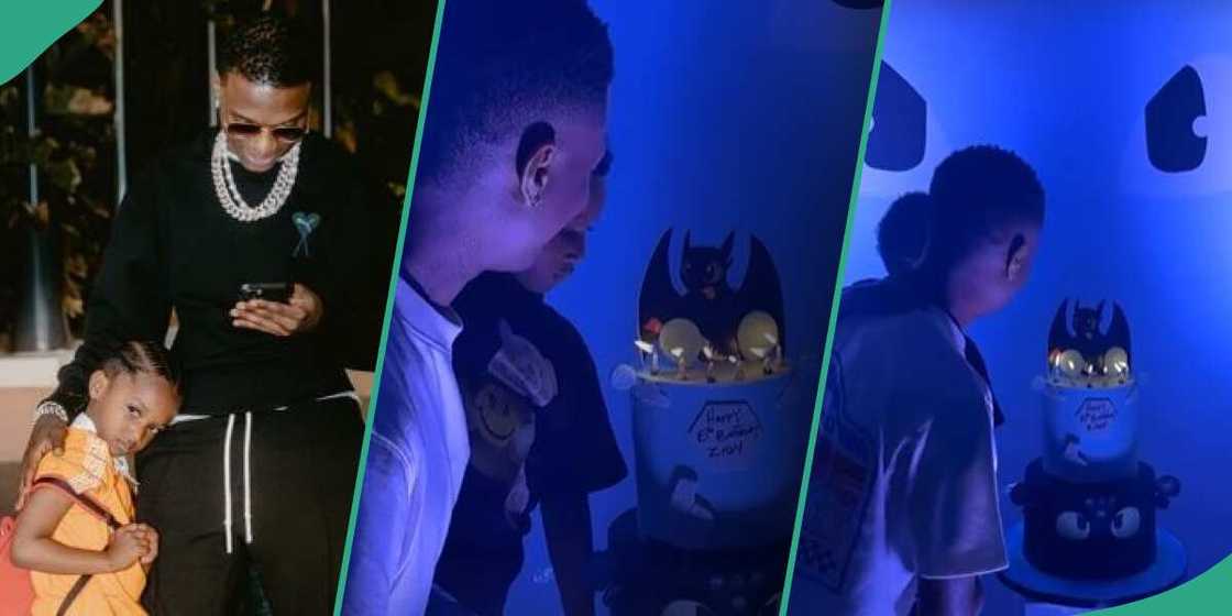 Nigerian singer and his son Zion Nigerian singer and his son Zion