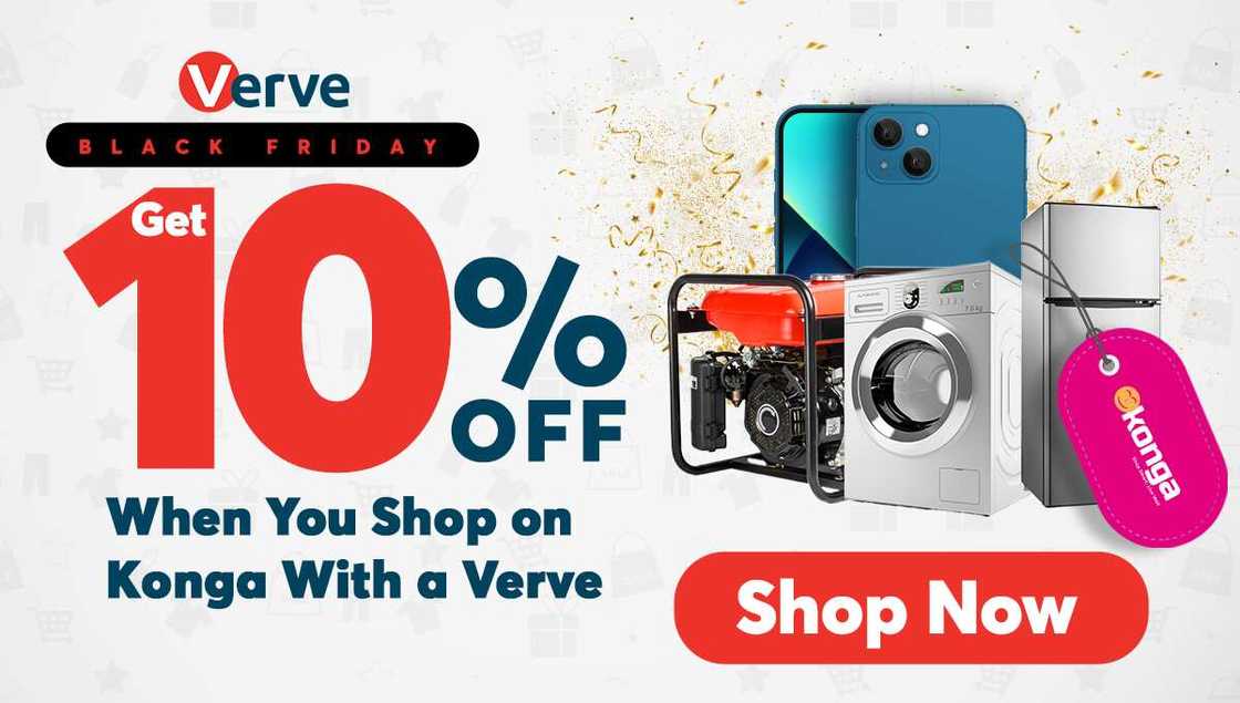 Black Friday: Verve Is Offering 10% Off Everything You Buy On Konga Black Friday: Verve Is Offering 10% Off Everything You Buy On Konga