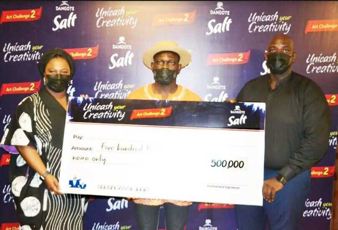 NASCON Announces Timothy Undiandeye as the Winner of Dangote Salt Art Challenge 2021 NASCON Announces Timothy Undiandeye as the Winner of Dangote Salt Art Challenge 2021