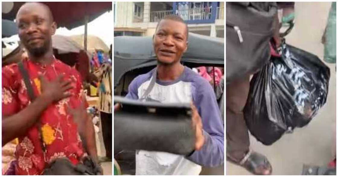 Reactions as keke driver gets N1k for returning bag filled with 10 phones to passenger Reactions as keke driver gets N1k for returning bag filled with 10 phones to passenger
