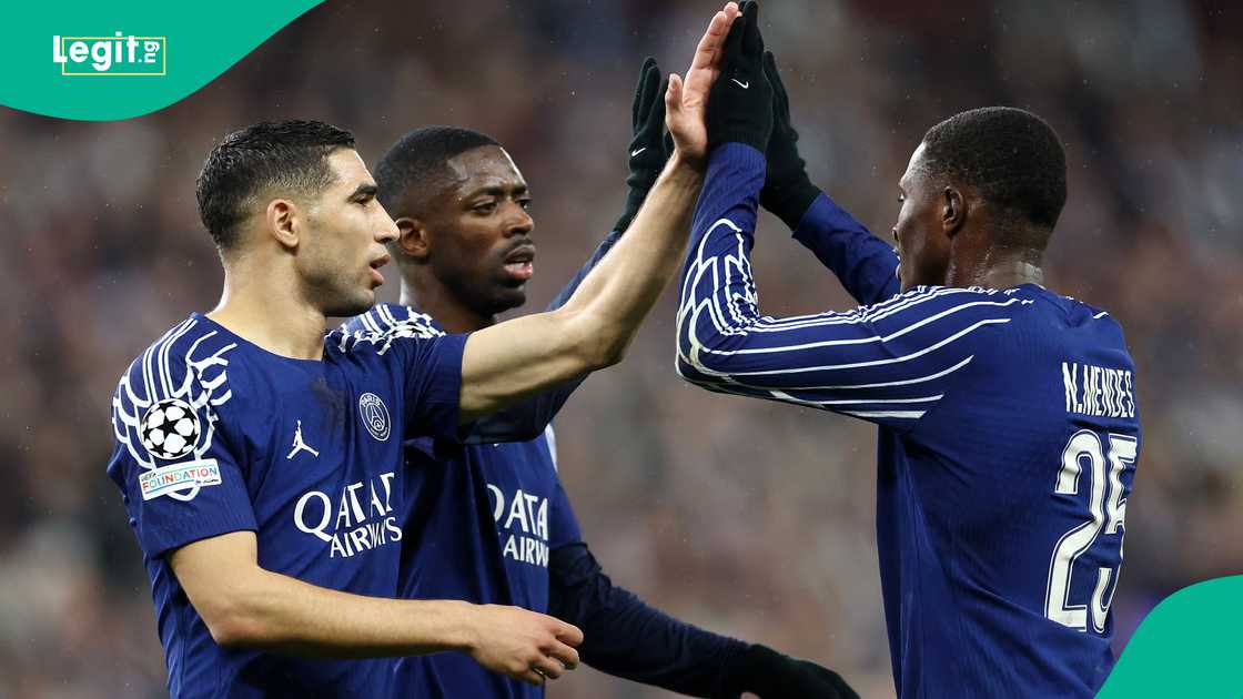Arsenal defeated PSG 2-0 in the UEFA Champions League group stages match in October. Arsenal defeated PSG 2-0 in the UEFA Champions League group stages match in October.