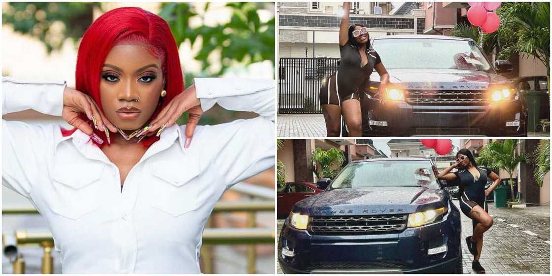 BBNaija's Angel, 21, splashes millions on new Range Rover ride