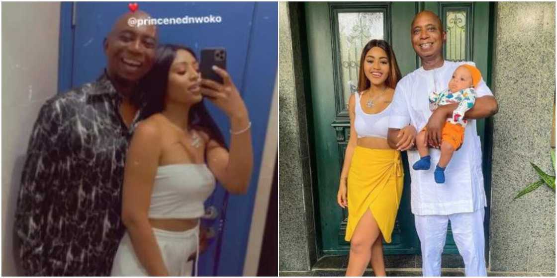 Regina Daniels’ husband Ned Nwoko claims he was good looking as a child (video) Regina Daniels’ husband Ned Nwoko claims he was good looking as a child (video)