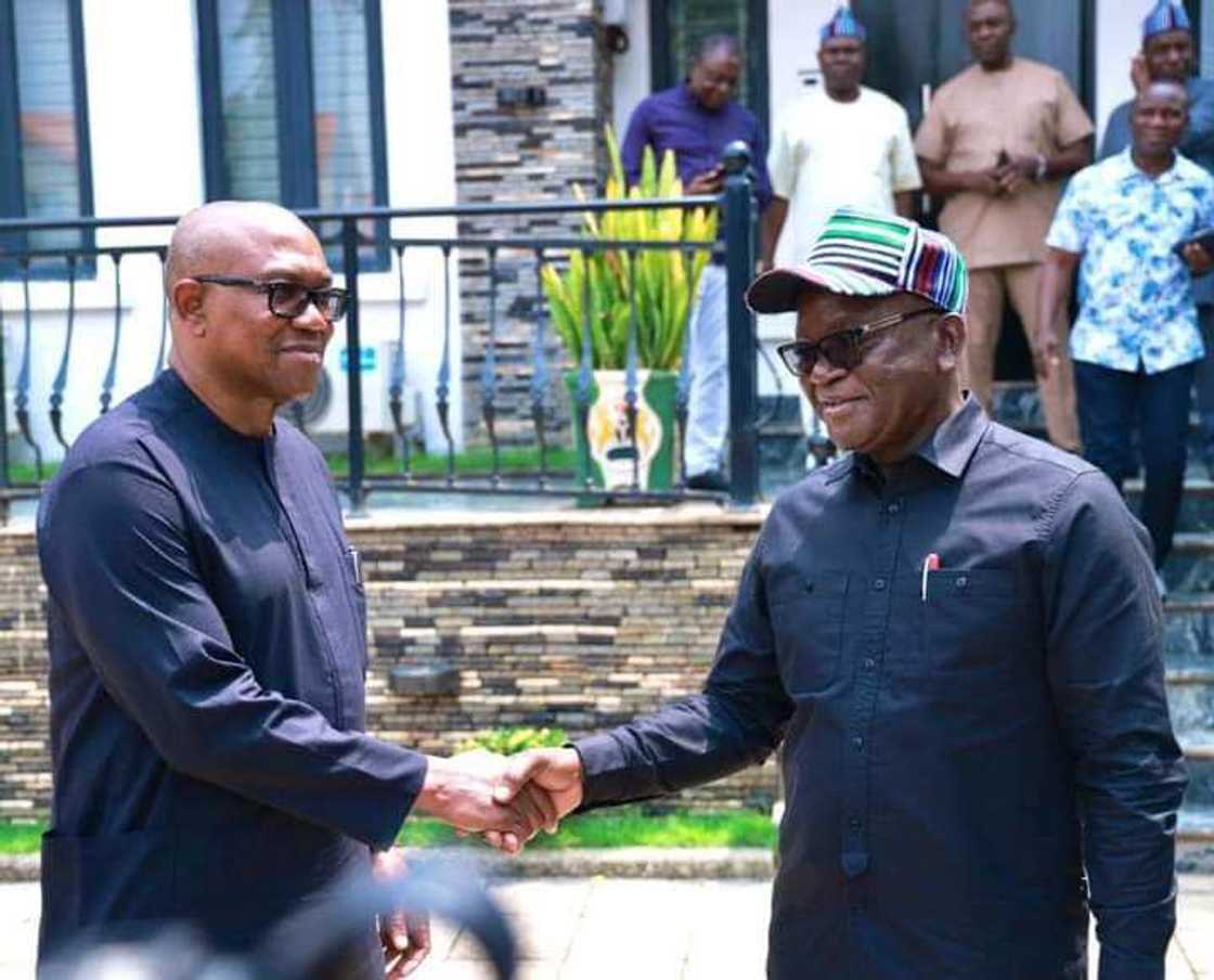 Samuel Ortom/Peter Obi/Olusegun Obasanjo/2023 Election/PDP/Labour Party Samuel Ortom/Peter Obi/Olusegun Obasanjo/2023 Election/PDP/Labour Party