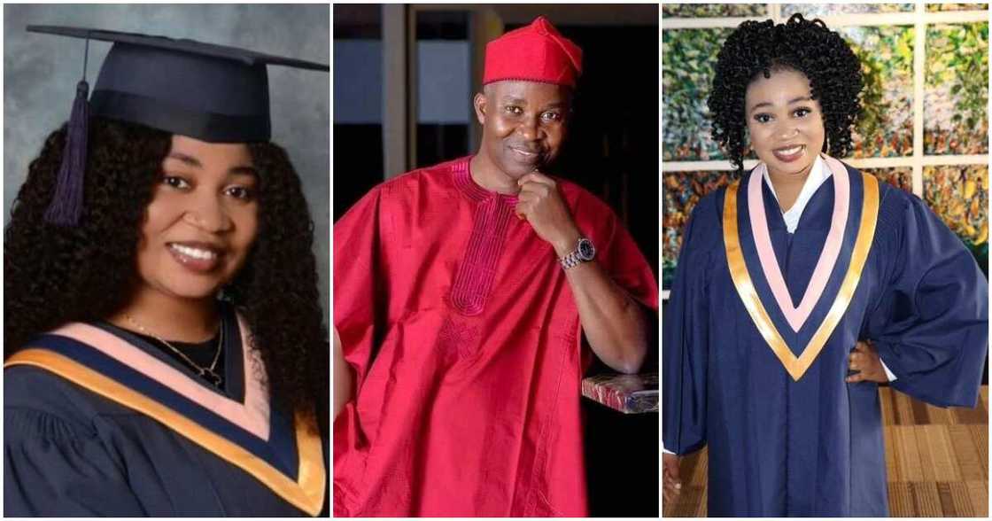 Actor Wale Akorede Okunnu's daughter graduates from Canadian university. Actor Wale Akorede Okunnu's daughter graduates from Canadian university.
