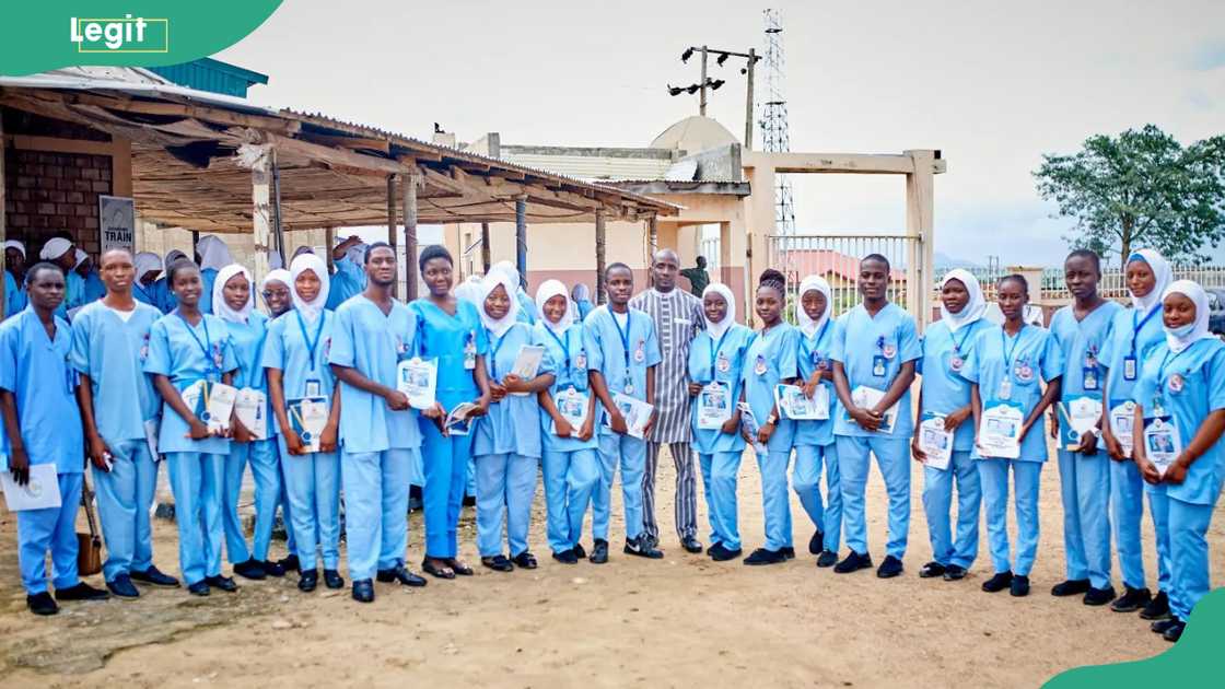 New Gate University's nursing students New Gate University's nursing students