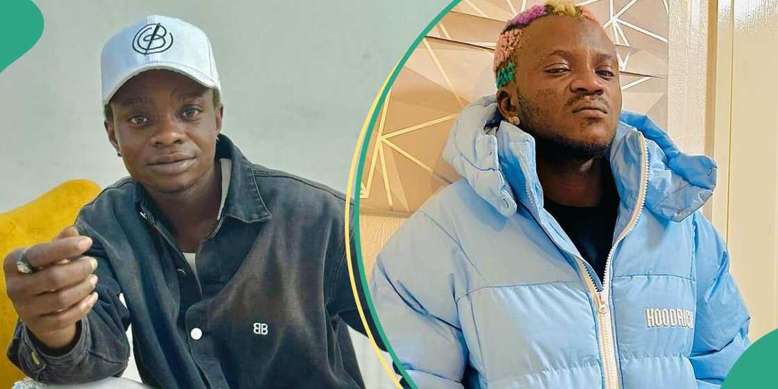 Young Duu greets Portable after Burna Boy gifted him N1.5million. Young Duu greets Portable after Burna Boy gifted him N1.5million.