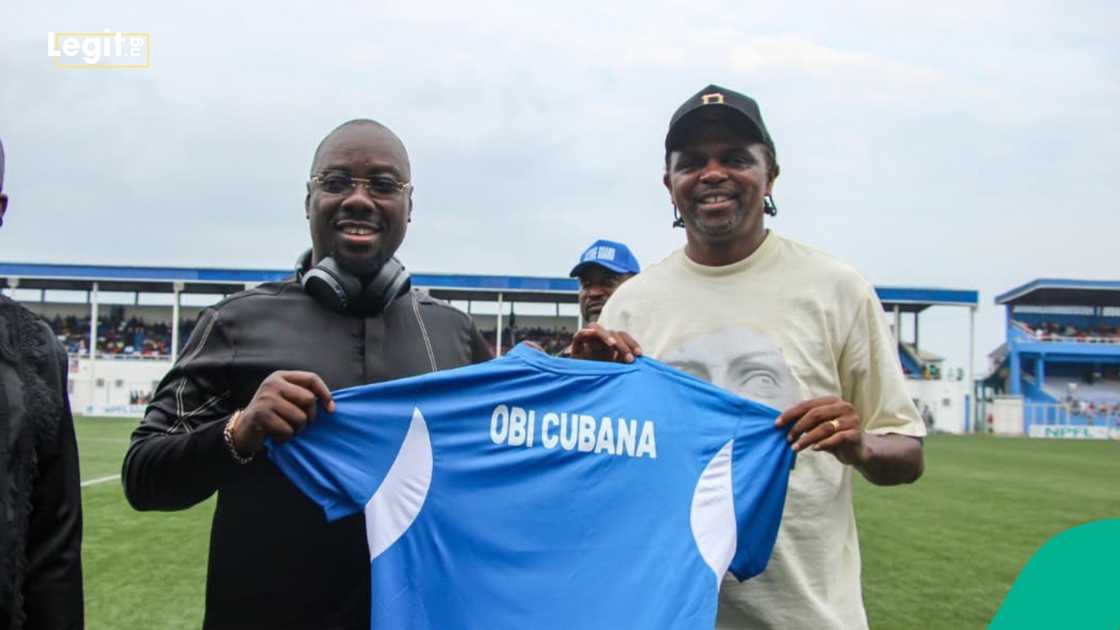 Enyimba, Kanu Nwankwo, Obi Cubana, Aba, Abia State, NPFL. Enyimba, Kanu Nwankwo, Obi Cubana, Aba, Abia State, NPFL.
