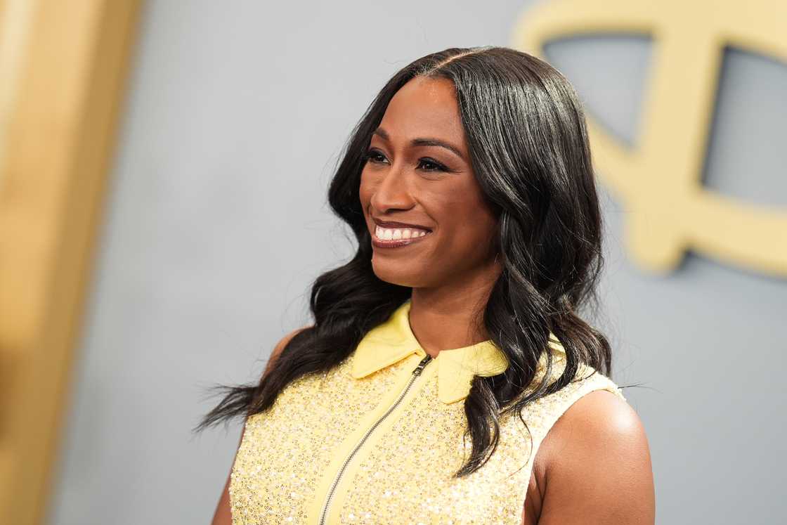 Brittany Bell attends the Disney Upfront at Jacob K. Javits Convention Centre in New York City
