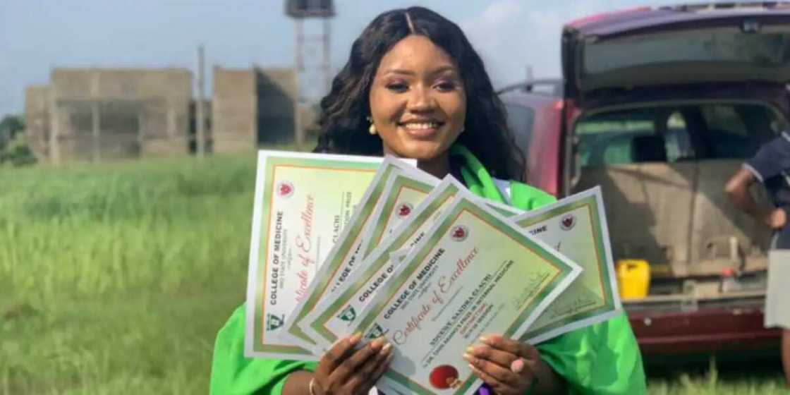 Dr Ola Sandra graduated with distinction and bagged seven awards