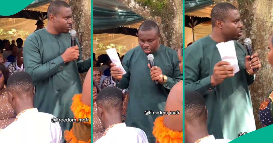 Video shows moment lady's brother returned her bride price, gives reason