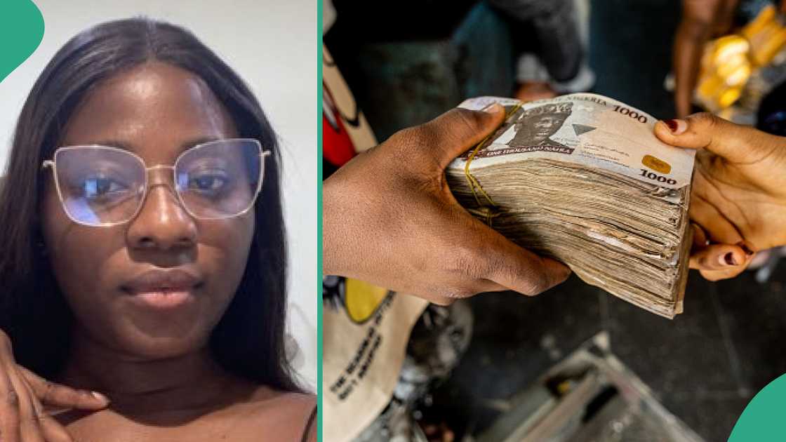Lady shares amount she spends on sanitary pads. Lady shares amount she spends on sanitary pads.