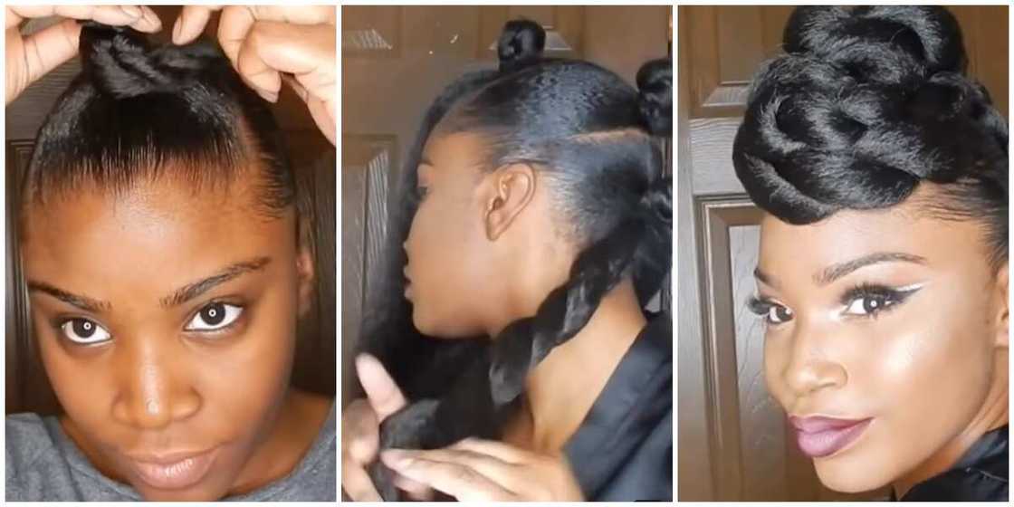 Afro twist hairstyle Afro twist hairstyle