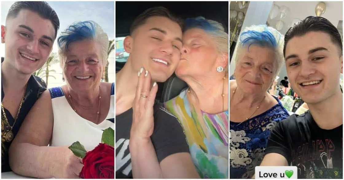 Milina Gatta, 19-year-old lover, 76-year-old woman, proposal Milina Gatta, 19-year-old lover, 76-year-old woman, proposal