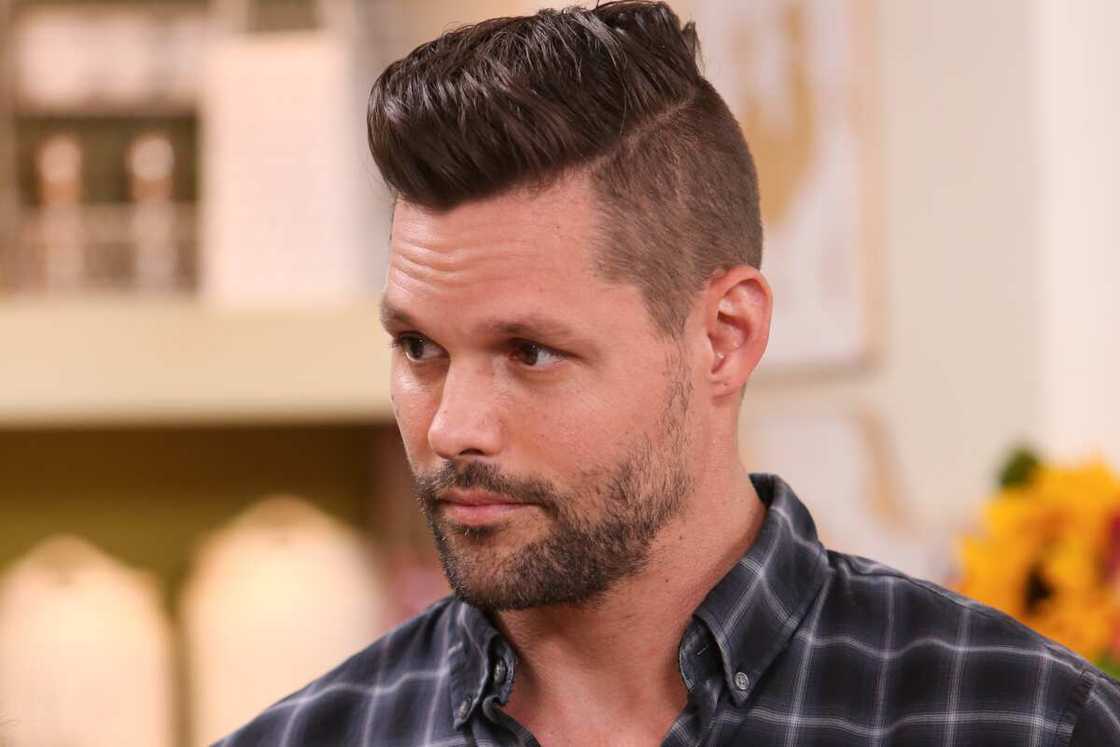 Actor Justin Bruening visits Hallmark's "Home & Family" at Universal Studios Hollywood in Universal City Actor Justin Bruening visits Hallmark's "Home & Family" at Universal Studios Hollywood in Universal City