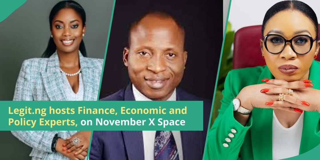 Legit.ng, X Space, Nancy Illoh Nnaji, Chinenye Uwanaka, Paul Alaje, Nkem Ikeke, Victor Enengedi, November, Naira decline, Naira restoration