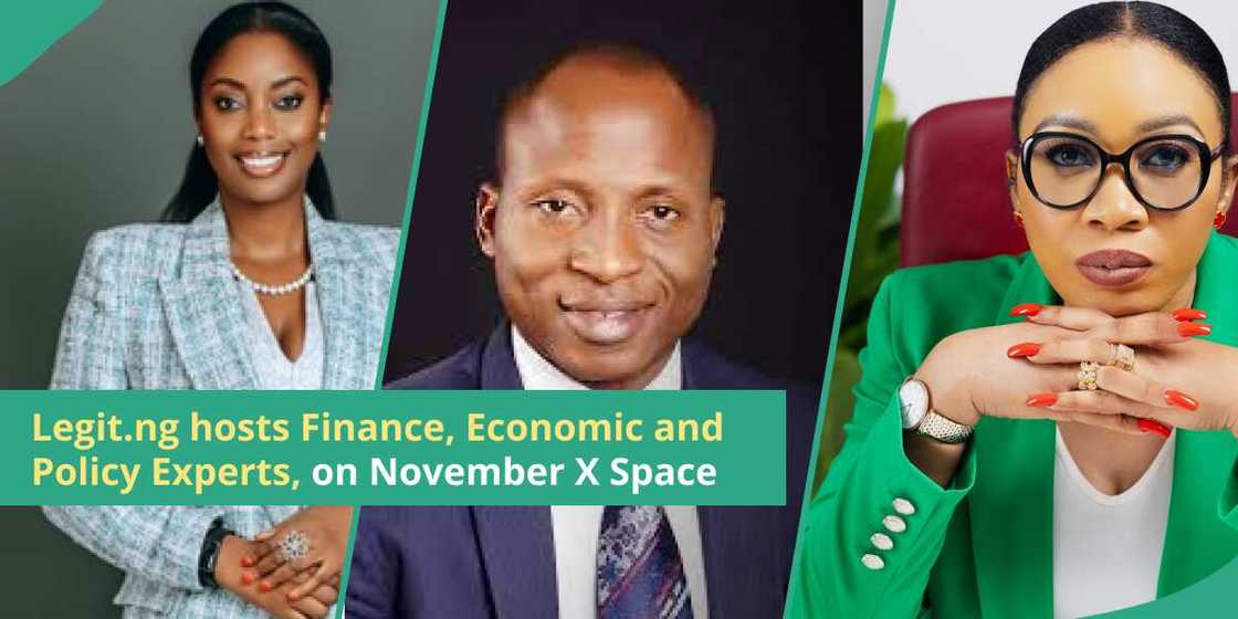Legit.ng, X Space, Nancy Illoh Nnaji, Chinenye Uwanaka, Paul Alaje, Nkem Ikeke, Victor Enengedi, November, Naira decline, Naira restoration Legit.ng, X Space, Nancy Illoh Nnaji, Chinenye Uwanaka, Paul Alaje, Nkem Ikeke, Victor Enengedi, November, Naira decline, Naira restoration