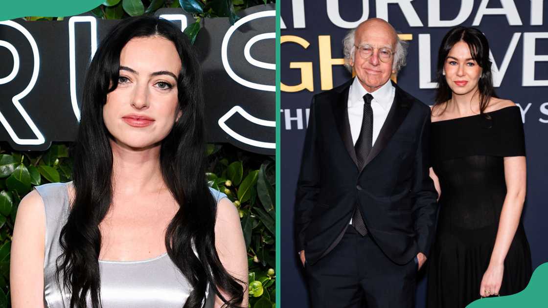 Cazzie David at Chateau Marmont, Larry David, and Romy David at 30 Rockefeller Centre