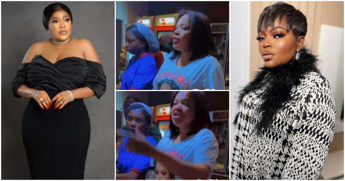Toyin Abraham sells Funke Akindele's movie tickets Toyin Abraham sells Funke Akindele's movie tickets