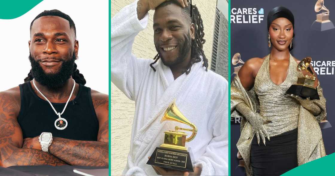 Burna Boy's fan celebrates him amid Tems' win Burna Boy's fan celebrates him amid Tems' win