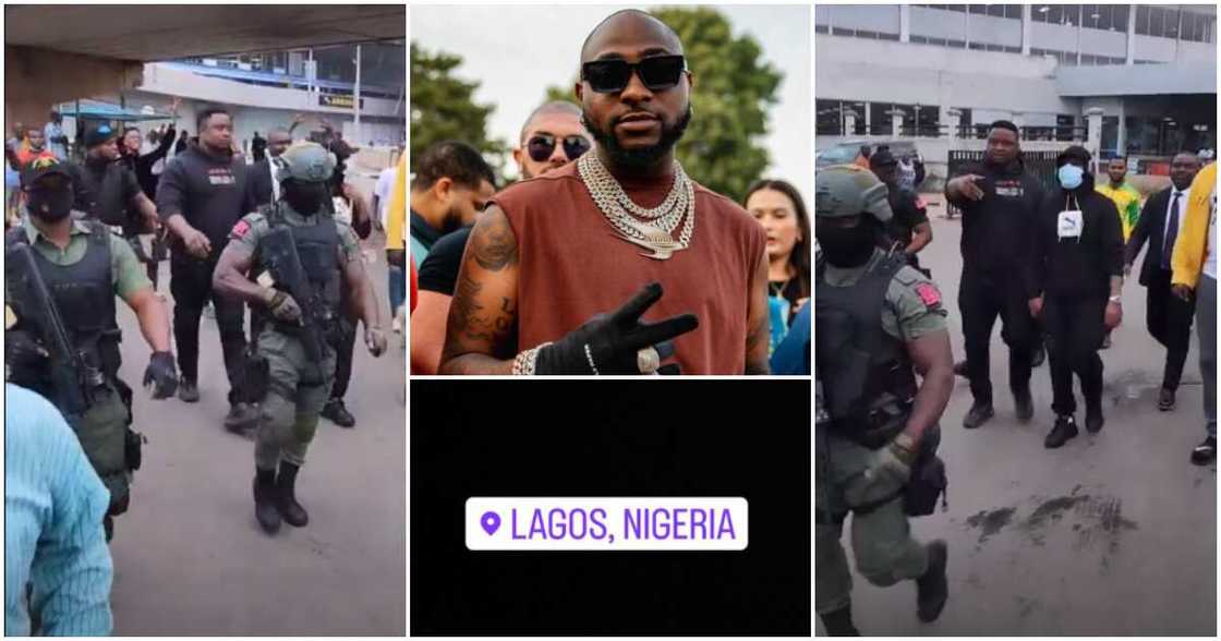 Davido's bodyguards Davido's bodyguards