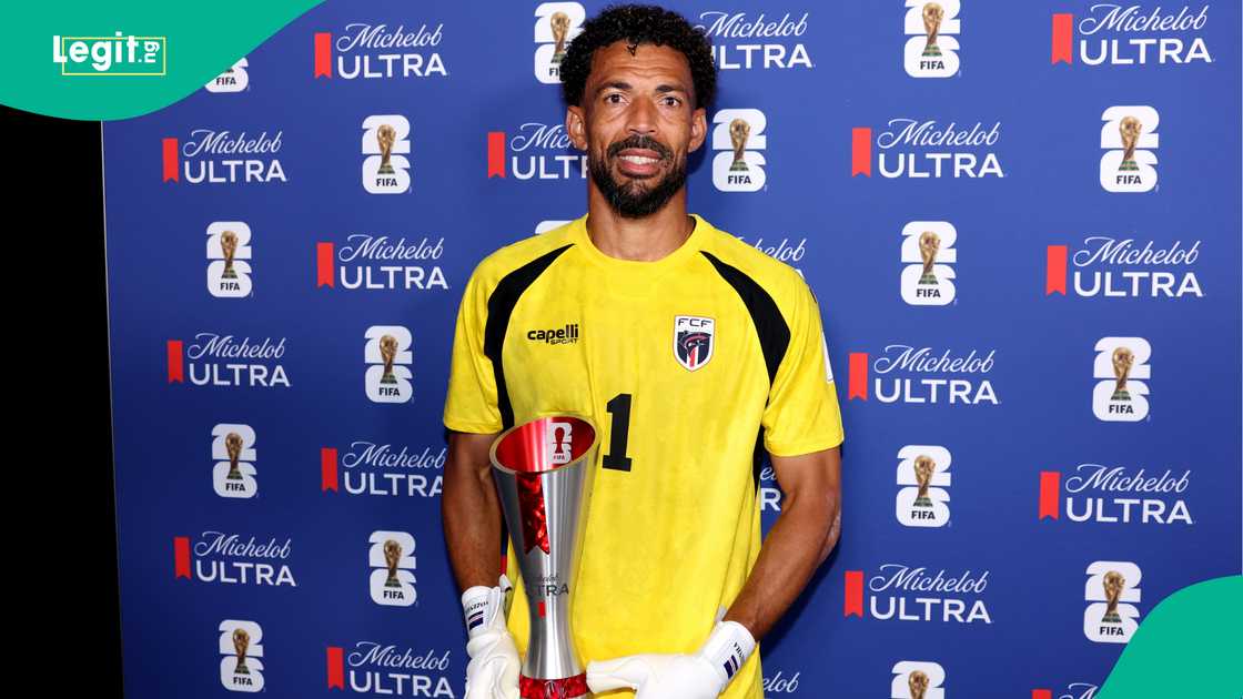 Vozinha is presented with the Player of the Match Trophy against Spain. Photo by Maddie Meyer Vozinha is presented with the Player of the Match Trophy against Spain. Photo by Maddie Meyer