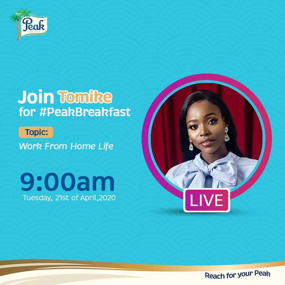 PeakBreakfast table talk: Lasisi, Tomike, others ‘edu-tain’ Nigerians on lockdown chronicles PeakBreakfast table talk: Lasisi, Tomike, others ‘edu-tain’ Nigerians on lockdown chronicles