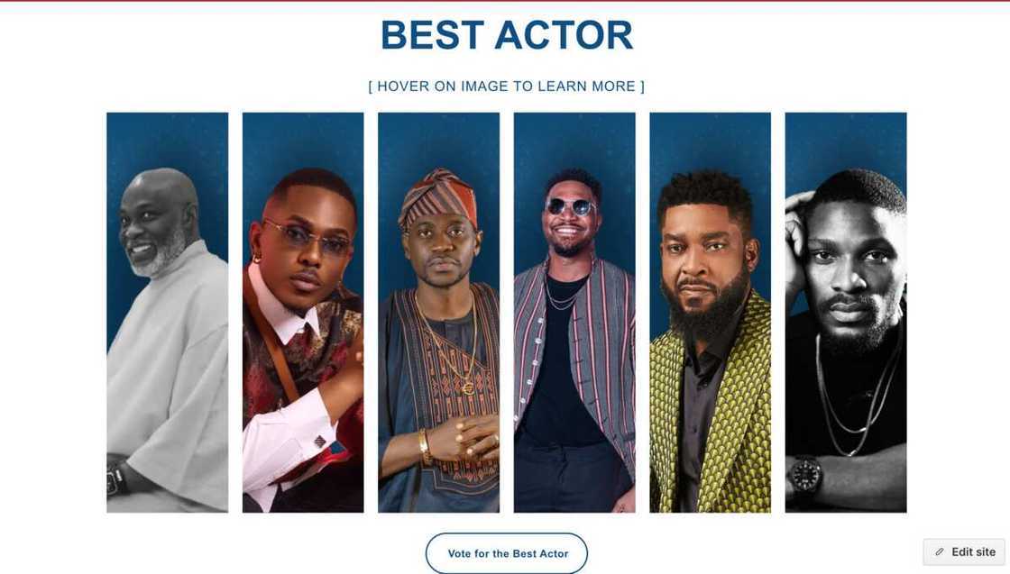 Legit.ng, entertainment awards, voting steps