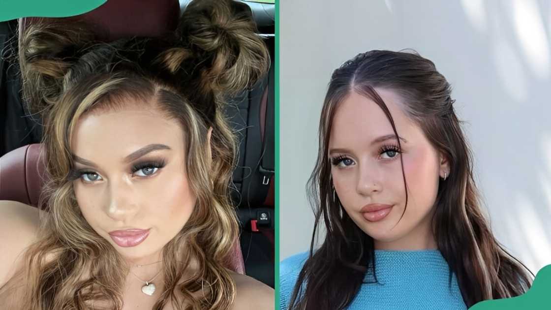 Coco Bliss poses for pictures at different locations