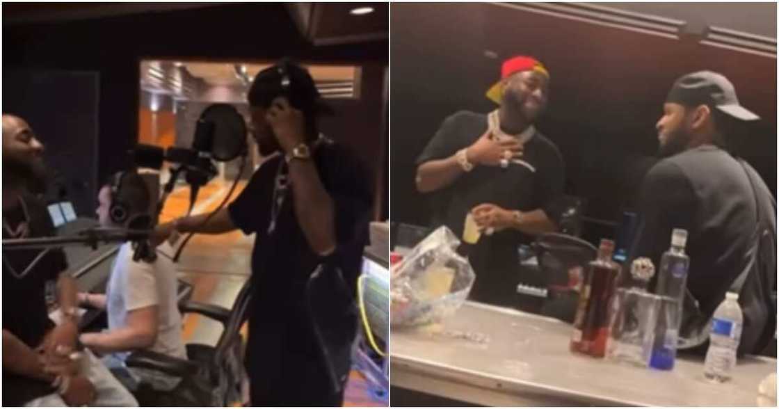 Davido and Usher Davido and Usher