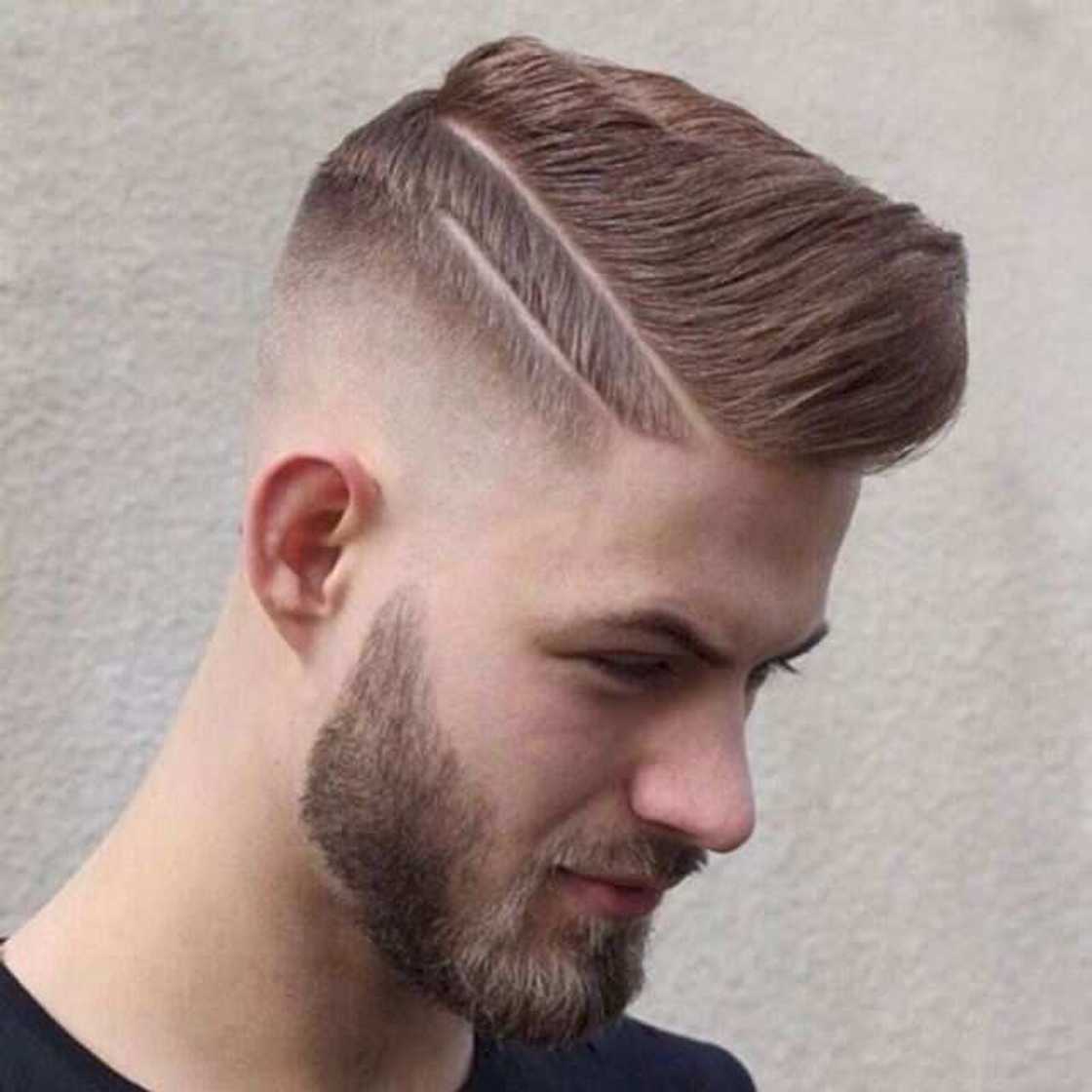 high fade comb over