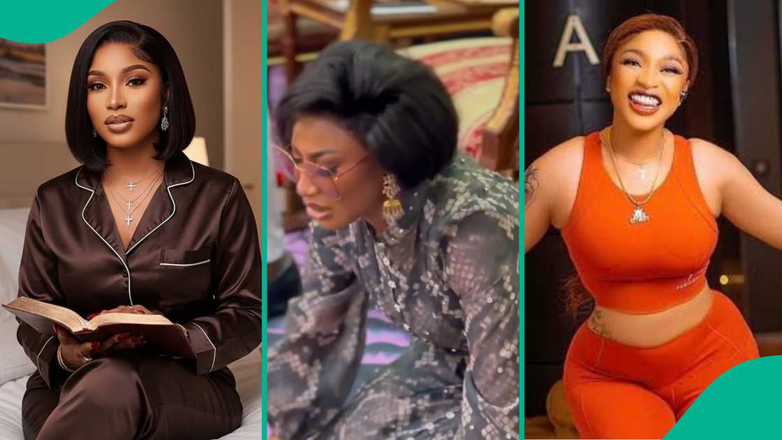 Actress Tonto Dikeh dedicates her life to Jesus Christ. Actress Tonto Dikeh dedicates her life to Jesus Christ.